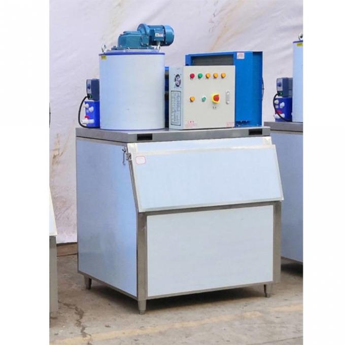 Yxfridge 1000KG / 24hrs Deniz Ürünleri İçin Yaprak Buz Yapma Makinesi 0